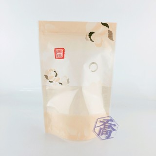 花舞(桔) KPET保鮮夾鏈立袋 (160*235+40mm)(50入/包)