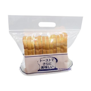 美味藍 手提PP鎖水保鮮麵包微立袋(295*195+40*55mm)(50入/包)